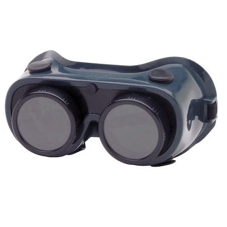 Mcr Safety Indirect Vented Welding Safety Goggles Goggles, PVC Frame, Green Filter 5.0 Lens, 12 PK 28550